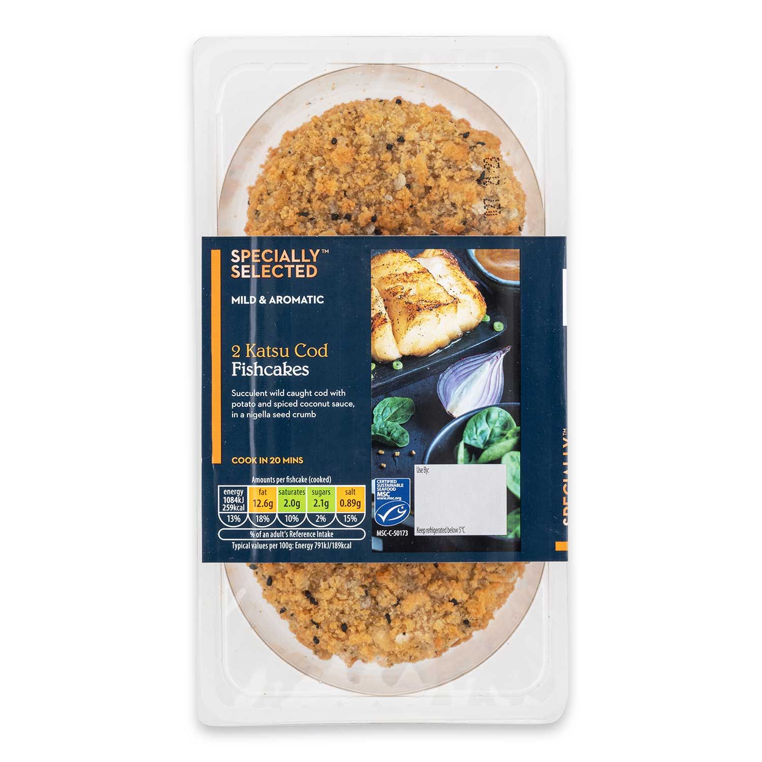 Katsu Cod Fishcakes 290g 2 Pack Specially Selected